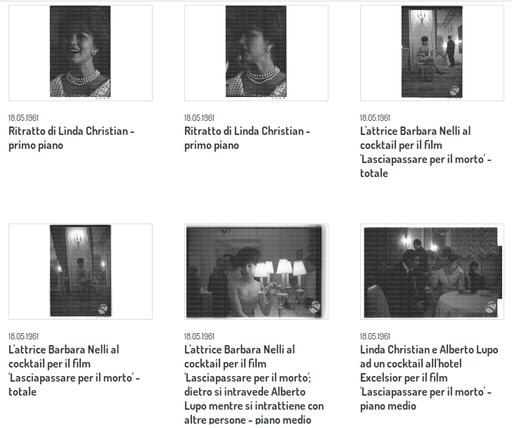 passport for a corpse - behind the scenes photos - istituto luce 3